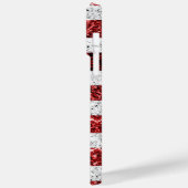 Coques Case-Mate iPhone drapeau américain rouge blanc brillant parties sci (Verso / Gauche)