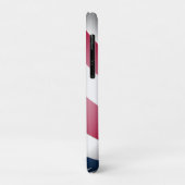 Coques Case-Mate iPhone Drapeau américain rouge, blanc et bleu (Dos/Gauche)