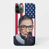 Coques Case-Mate iPhone Drapeau américain Ruth Bader Ginsburg (Dos)