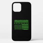 Coques Case-Mate iPhone Drapeau américain Shamrock Jour de la Saint Patric (Verso)