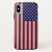 Coques Case-Mate iPhone Drapeau américain sur l'impression de déco en fibr (Dos)