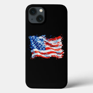 Case-Mate iPhone Case Drapeau américain USA Aquarelle 4 juillet