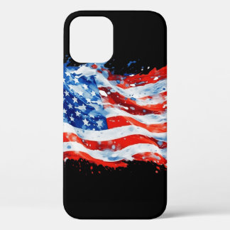 Case-Mate iPhone Case Drapeau américain USA Aquarelle 4 juillet
