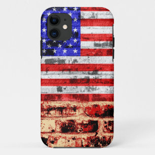 Coques Pour iPhone Drapeau américain Vintage 01