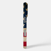 Coques Case-Mate iPhone Drapeau américain vintage grunge (Verso / Droite)