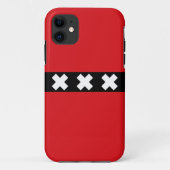 Coques Case-Mate iPhone Drapeau Amsterdam (Dos)