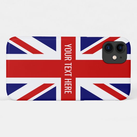 Coques Case-Mate iPhone Drapeau anglais de la Union Jack (Dos (Horizontal))