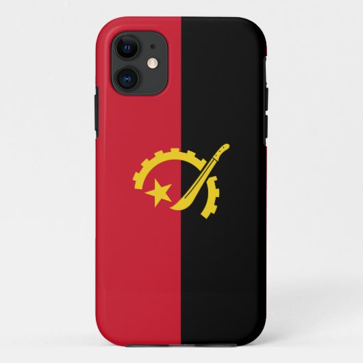 Coques Case-Mate iPhone Drapeau angolais patriotique (Dos)