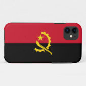 Coques Case-Mate iPhone Drapeau angolais patriotique (Dos (Horizontal))