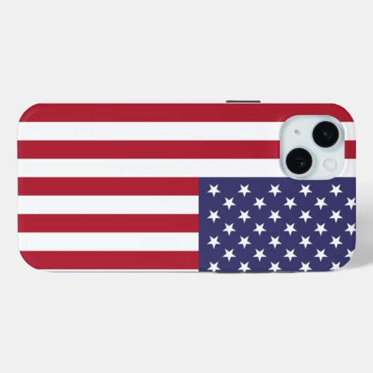 Coques Case-Mate iPhone Drapeau Apple Patriotic iPhone 15 Plus Coque-Mate, (Verso (horizontal))