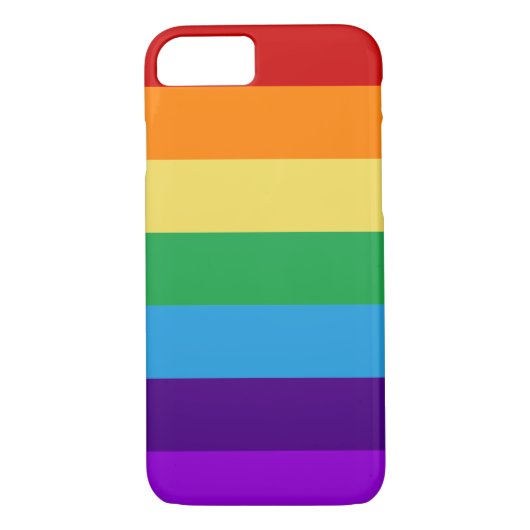 Coques Case-Mate iPhone drapeau arc-en-ciel (Dos)