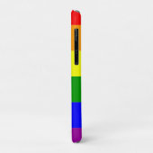 Coques Case-Mate iPhone Drapeau arc-en-ciel de la fierté gay (Dos/Gauche)