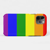 Coques Case-Mate iPhone Drapeau arc-en-ciel gay pride (Dos (Horizontal))