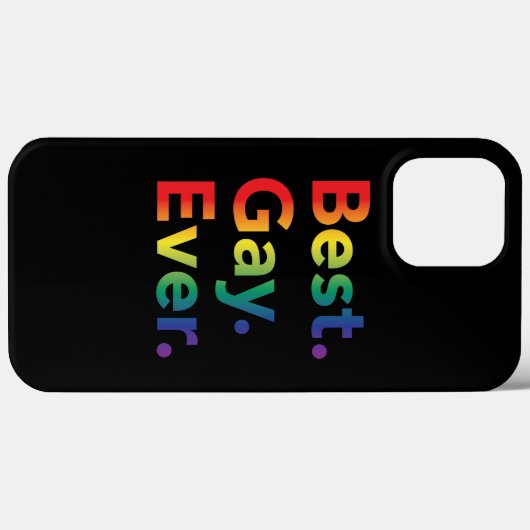 Coques Case-Mate iPhone Drapeau arc-en-ciel LGBT (Verso (horizontal))