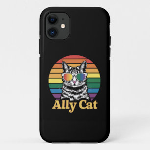 Case-Mate iPhone Case Drapeau arc-en-ciel LGBT de chat allié Cadeau LGBT