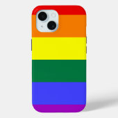 Coques Case-Mate iPhone Drapeau arc-en-ciel LGBT Pride (Verso)