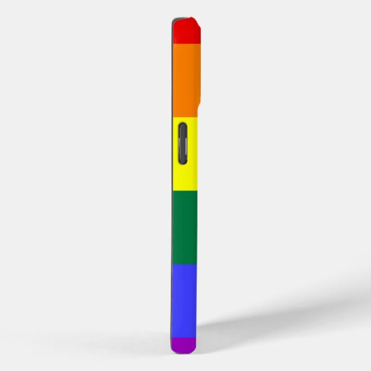 Coques Case-Mate iPhone Drapeau arc-en-ciel LGBT Pride (Verso / Droite)