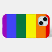 Coques Case-Mate iPhone Drapeau arc-en-ciel LGBT Pride (Verso (horizontal))