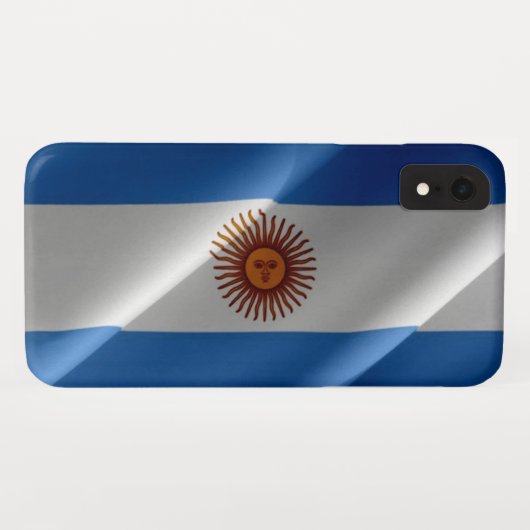 Coques Case-Mate iPhone Drapeau argentin (Dos (Horizontal))