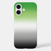 Coques Case-Mate iPhone Drapeau Aromantique Gradient - Fierté Aromantique  (Verso)