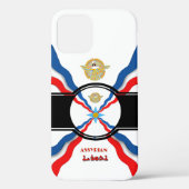 Coques Case-Mate iPhone Drapeau assyrien (Verso)