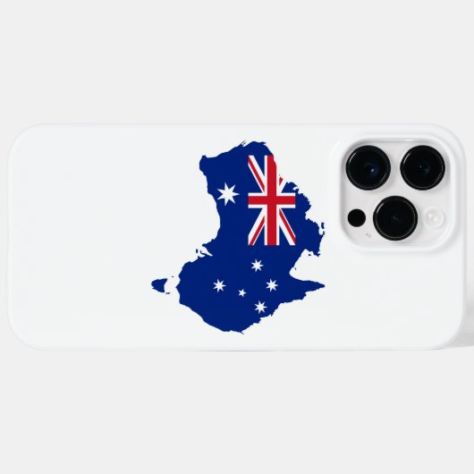 Coques Case-Mate iPhone Drapeau australien (Verso (horizontal))