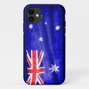 Coque iPhone 11 Drapeau australien, drapeau australien, drapeau pa