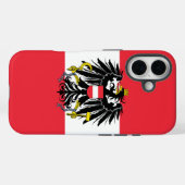 Coques Case-Mate iPhone Drapeau Autriche (Verso (horizontal))