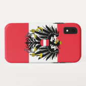 Coques Case-Mate iPhone Drapeau Autriche (Dos (Horizontal))