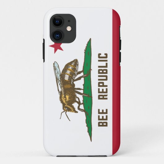 Coques Case-Mate iPhone Drapeau Bee Republic (Dos)