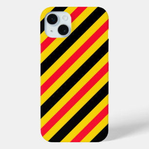 Coque iPhone 15 Mini Drapeau belge motif