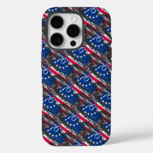 Coques iPhone 16 Pro Drapeau Betsy Ross 1776 4 juillet patriotique