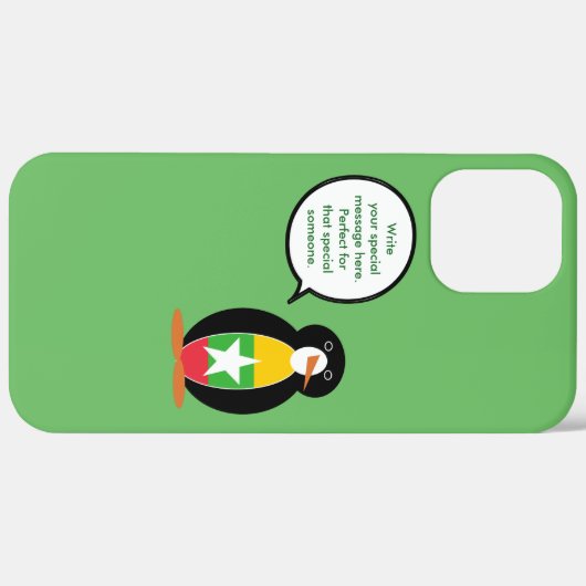 Coques Case-Mate iPhone Drapeau Birman Parlant Mme Penguin (Retour (horizontal))