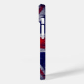 Coques Case-Mate iPhone drapeau bleu et rouge d'Angleterre (Verso / Gauche)