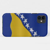 Coques Case-Mate iPhone Drapeau bosnien (Dos (Horizontal))