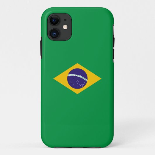 Coques Case-Mate iPhone Drapeau brésilien (Dos)