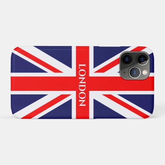 Coques Case-Mate iPhone Drapeau britannique (Dos (Horizontal))