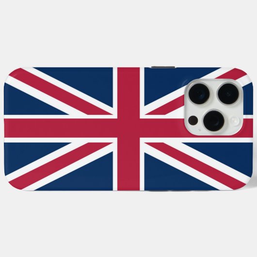 Coques Case-Mate iPhone Drapeau britannique (Verso (horizontal))