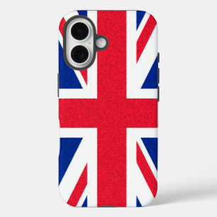 Coques iPhone 16 Drapeau britannique
