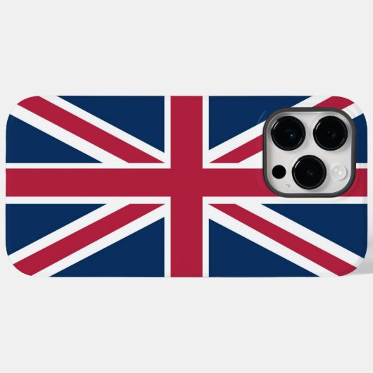 Coques Case-Mate iPhone Drapeau britannique (Verso (horizontal))