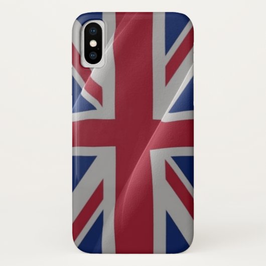 Coques Case-Mate iPhone drapeau britannique flottant - (Dos)
