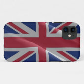 Coques Case-Mate iPhone drapeau britannique flottant - (Dos (Horizontal))