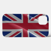 Coques Case-Mate iPhone drapeau britannique flottant - (Verso (horizontal))