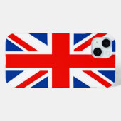 Coques Case-Mate iPhone Drapeau britannique (Union Jack) (Verso (horizontal))