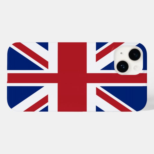 Coques Case-Mate iPhone Drapeau britannique Union Jack (Verso (horizontal))