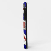 Coques Case-Mate iPhone Drapeau britannique Union Jack en détresse (Dos/Gauche)