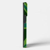 Coques Case-Mate iPhone Drapeau britannique Union Jack vert sarcelle (Verso / Droite)