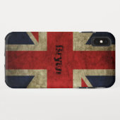 Coques Case-Mate iPhone Drapeau britannique vintage Grunge (Dos (Horizontal))