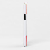 Coques Case-Mate iPhone Drapeau Canada avec effet demi-ton (Dos/Droite)