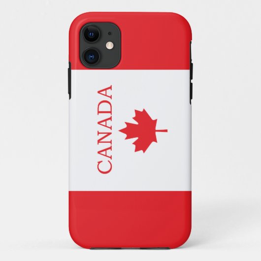 Coques Case-Mate iPhone Drapeau canadien (Dos)